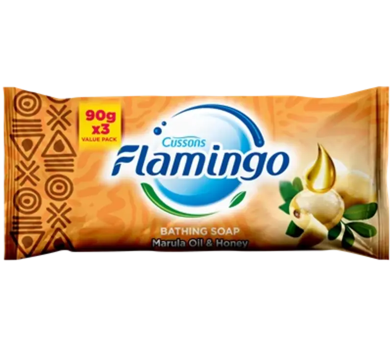 Flamingo Soap Marula Oil & Honey 90 g 3 Pieces